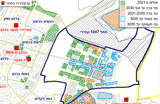 צפי בנייה בשכונת עיר היין אשקלון
